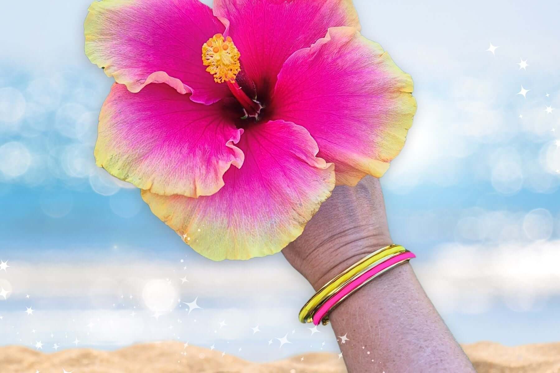 Gypsea Loop Hair Tie Bangle makes a great gift idea for Valentines day