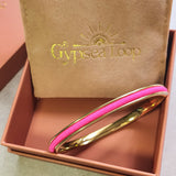 Gold Gypsea Loop hair tie bangle box and pouch