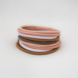 Earth Gypsea Hair Ties | Soft & Secure 10 Pack Colourful Hair Elastics