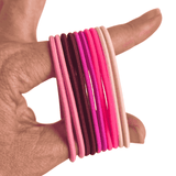 Flamingo Pink Gypsea Hair Ties