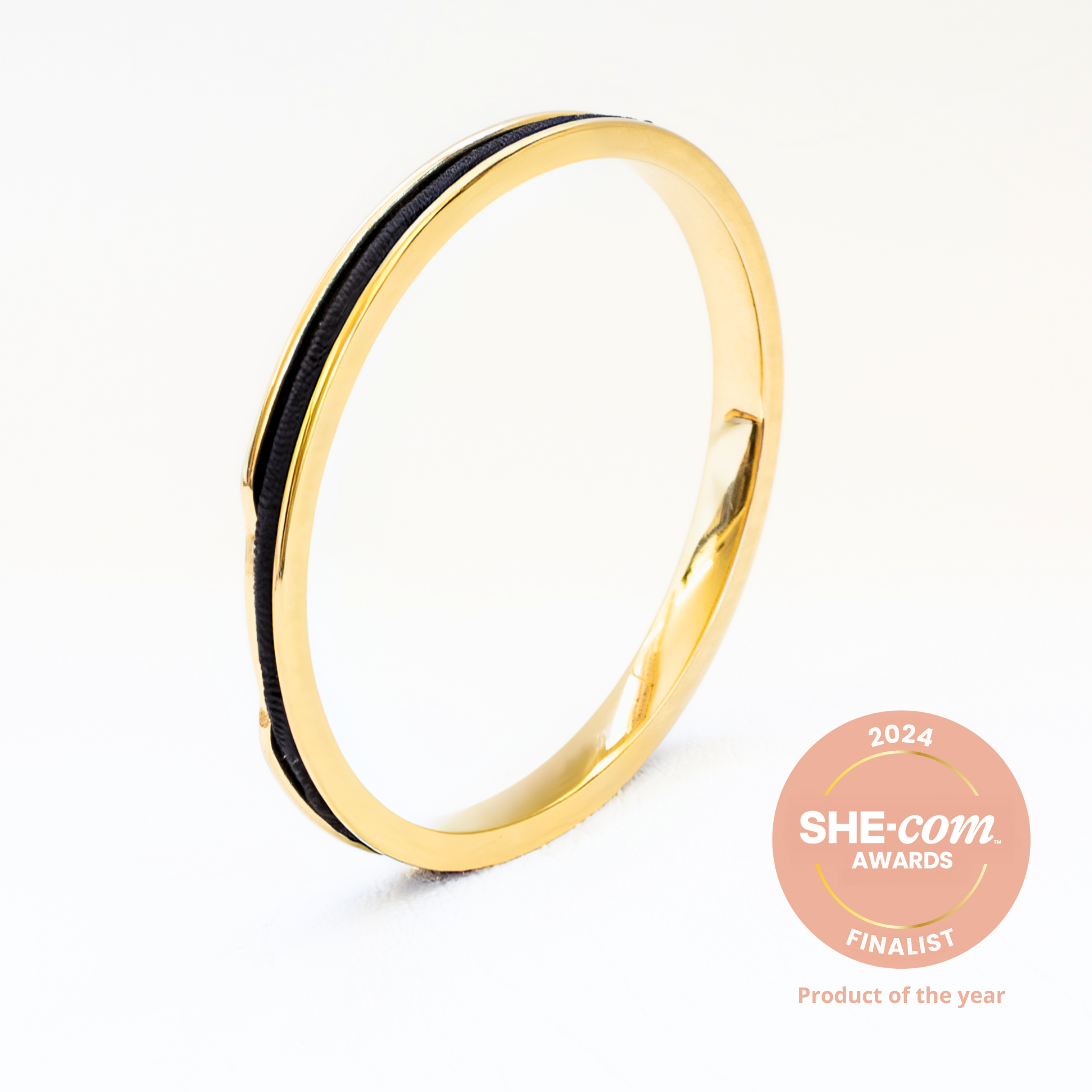 Gypsea Loop Hair Tie Bangle 18k Gold 