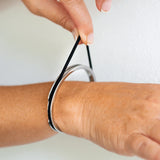 Gypsea Loop Hair Tie Bangle - Silver