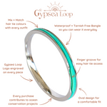 Features of the Gypsea Loop Hair Tie Bangle