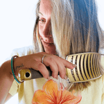 Gypsea Luxe Hair Brush Gold Detangler