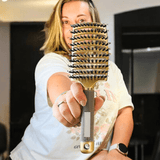 Gold hair Brush by Gypsea Loop