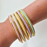 Pretty Pastel hair bands for your Gypsea Loop Hair Tie Bangle