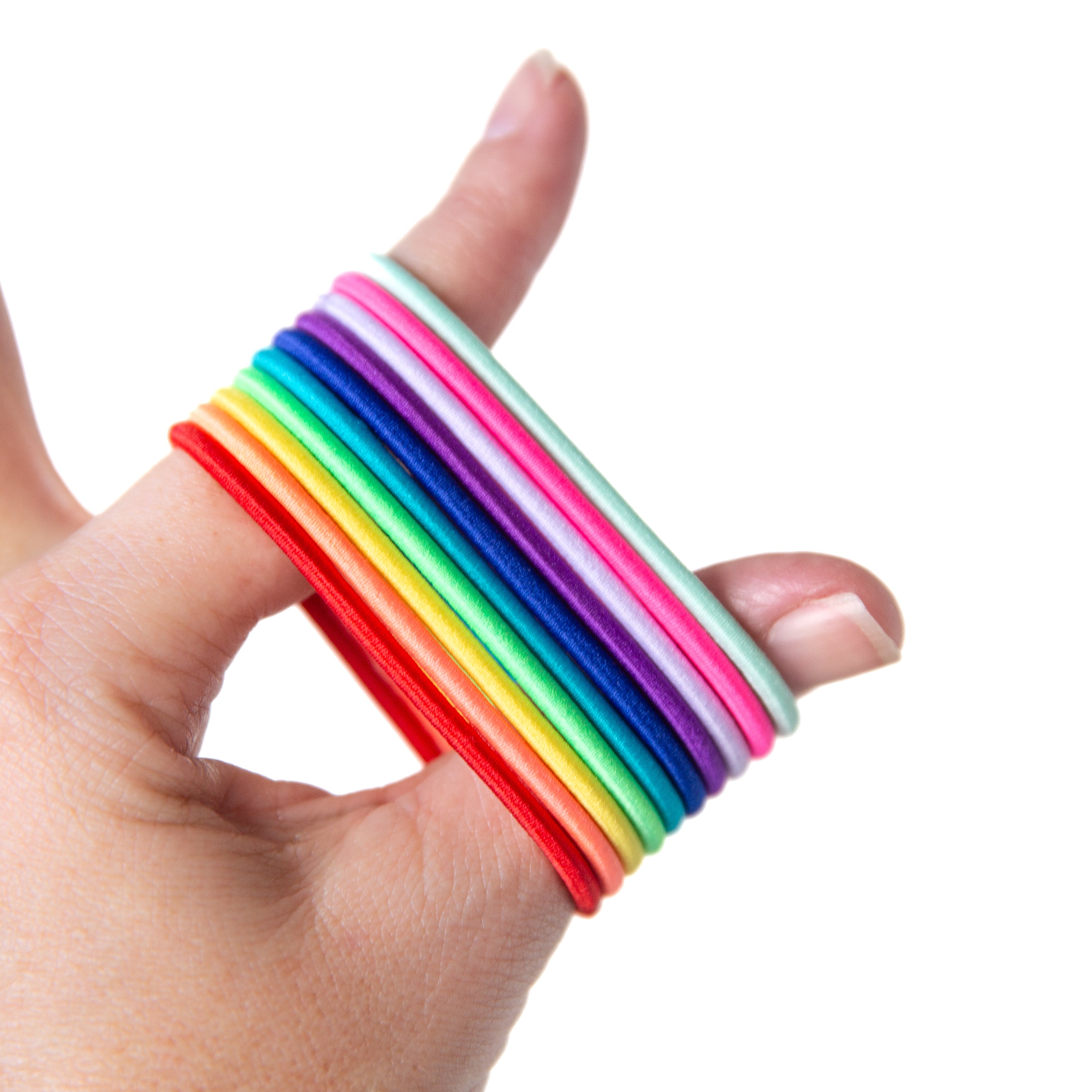 Gypsea Hair Ties Rainbow pack of hair elastics